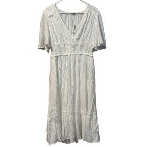 BALTIC BORN Midi Dress Women Size 2XL‎ Peasant Prairie Beach Travel NWT